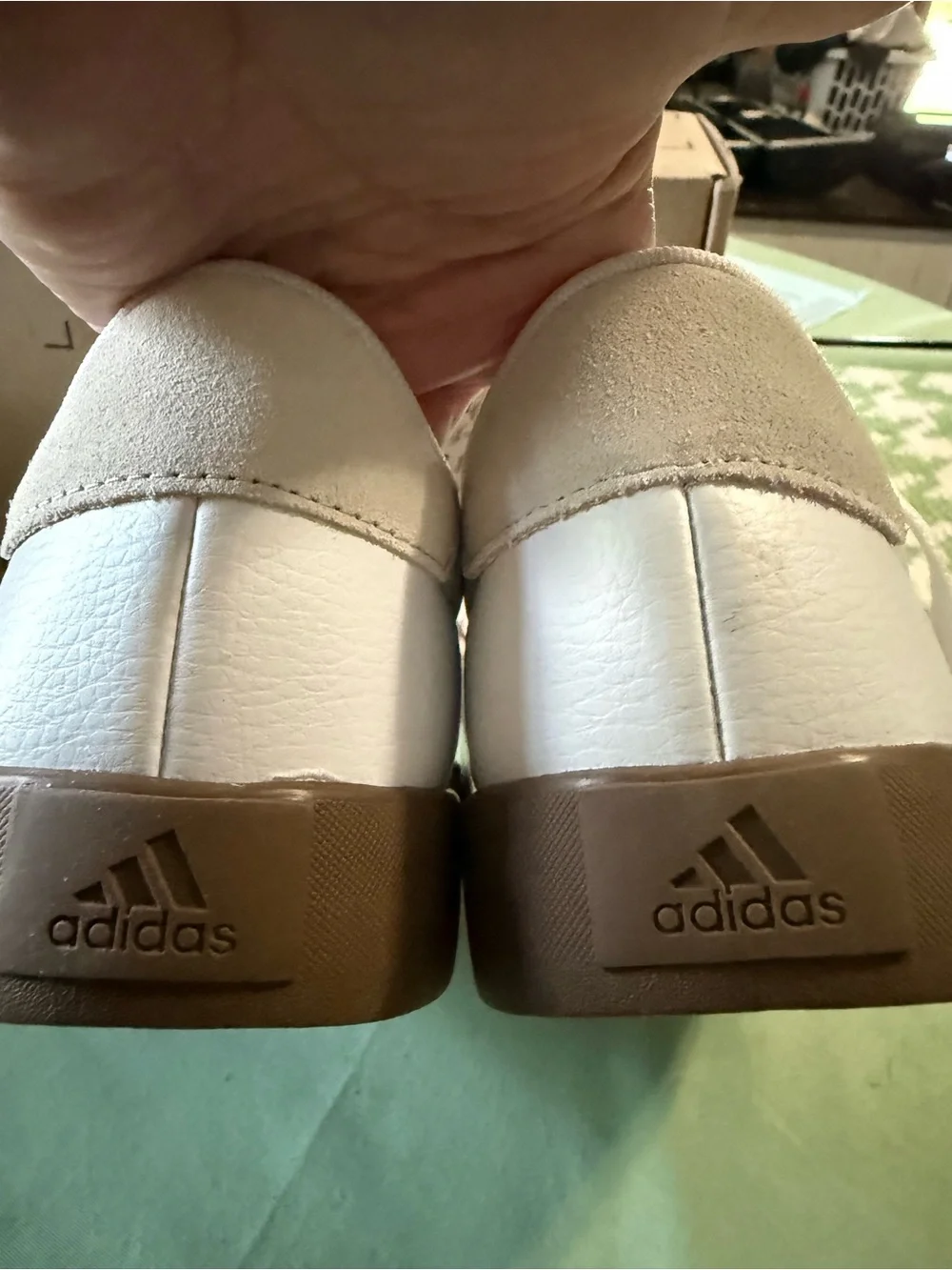 adidas clean white